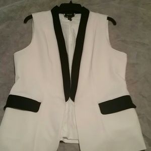 Black and White vest